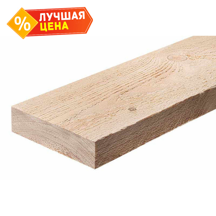 Доска обрезная естественной влажности 30х100х6000 сорт 2